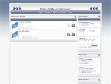 Tablet Screenshot of data.el-test.com
